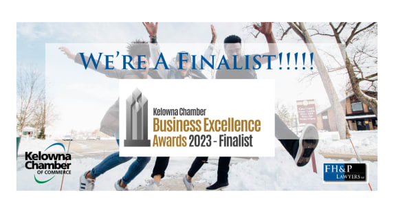A Finalist for "Best in Business"